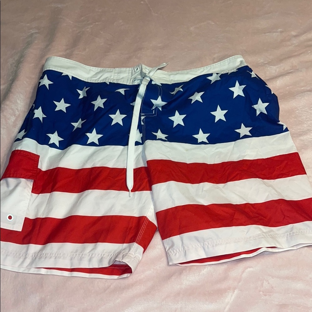 USA swim trunks